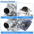 thumbnail image 5 of Upgraded Aluminum Alloy Engine Coolant Thermostat Housing Assembly for Mini Cooper 2011-2015 Cooper Countryman 2011-2016 Cooper Paceman 2013-2016 Replace No.11538674895/9025188, 5 of 7
