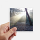 thumbnail image 1 of Luz verde oscuro ciencias forestales paisajes naturaleza Pegatinas de pared cuadrado de 10 cm maleta portatil Motobike Decal 8pcs, 1 of 1