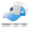 thumbnail image 6 of PAYOHTO Kids Vanuatu on Planet Earth Baseball Hat Back Adjustable Mesh Breathable Hats Sky Blue Trucker Cap Outdoor Fishing Sun Caps for Boys or Girls ages 4-10, 6 of 9