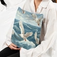 thumbnail image 6 of Seagull Luxurious Velvet Pillows Covers Set of 2 for Throw Pillow or Bed Pillow, Unique Patterns, 16x16 18x18 20x20 Inches,for Various Occasions, 6 of 6