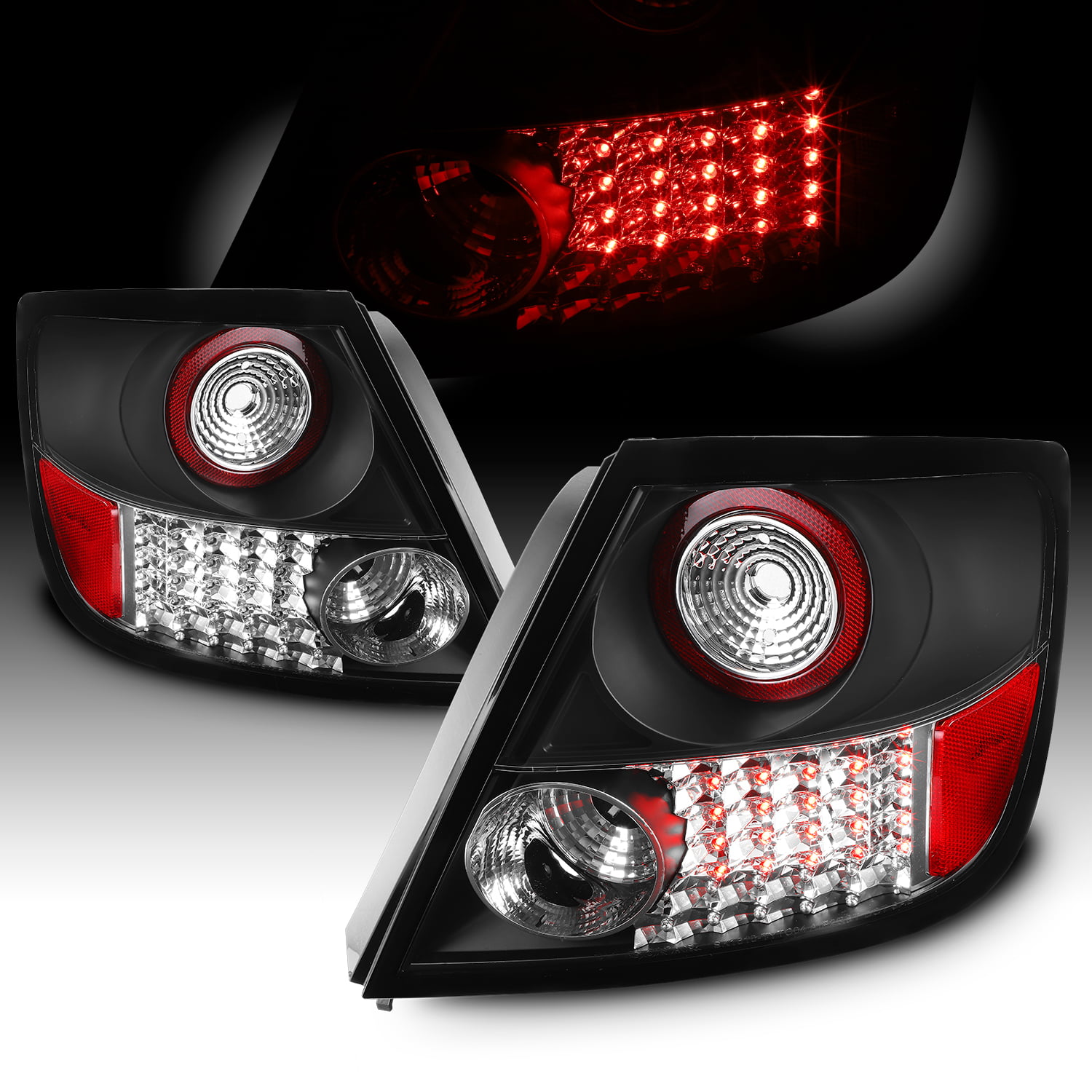 For 05-10 Scion tC LED Third 3RD Tail Brake Light Rear Stop Lamp Chrome Housing