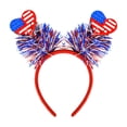 thumbnail image 5 of 250 Anniversary 4Th Of July Red, White Blue Headbands Patriotic Party Hair Accessories Independence Day Headbands Glitter Headbands Women’S Hair Accessories, Independence Day Party Decorative, 5 of 7