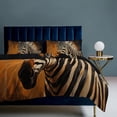 thumbnail image 3 of Tiger Animals Duvet Cover Set Bedding Set Polyester Quilt Cover for Bedroom Decoration, 3 of 6