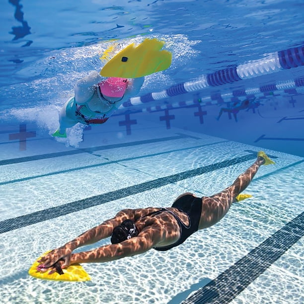 Planche De Natation Adulte En EVA – Avec Poignée, 43 X 29 X 2,8 Cm, Flottabilité élevée, Pour Entraînement Des Jambes