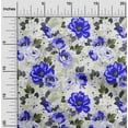 thumbnail image 2 of oneOone Cotton Silk Dark Blue Fabric Florals Sewing Craft Projects Fabric Prints By Yard 42 Inch Wide-R0, 2 of 4