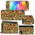 thumbnail image 5 of KIPLINK Nintendo Switch OLED Skin Decal – Full Body Vinyl Cover, Anti-Scratch & Waterproof, Bubble-Free Installation, Galaxy & Starry Night Designs, 5 of 30