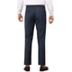 thumbnail image 3 of Pantalones de rayas INSPIRE CHIC para hombre, corte slim, pantalones formales de frente plano, 28 azul marino, 3 of 5
