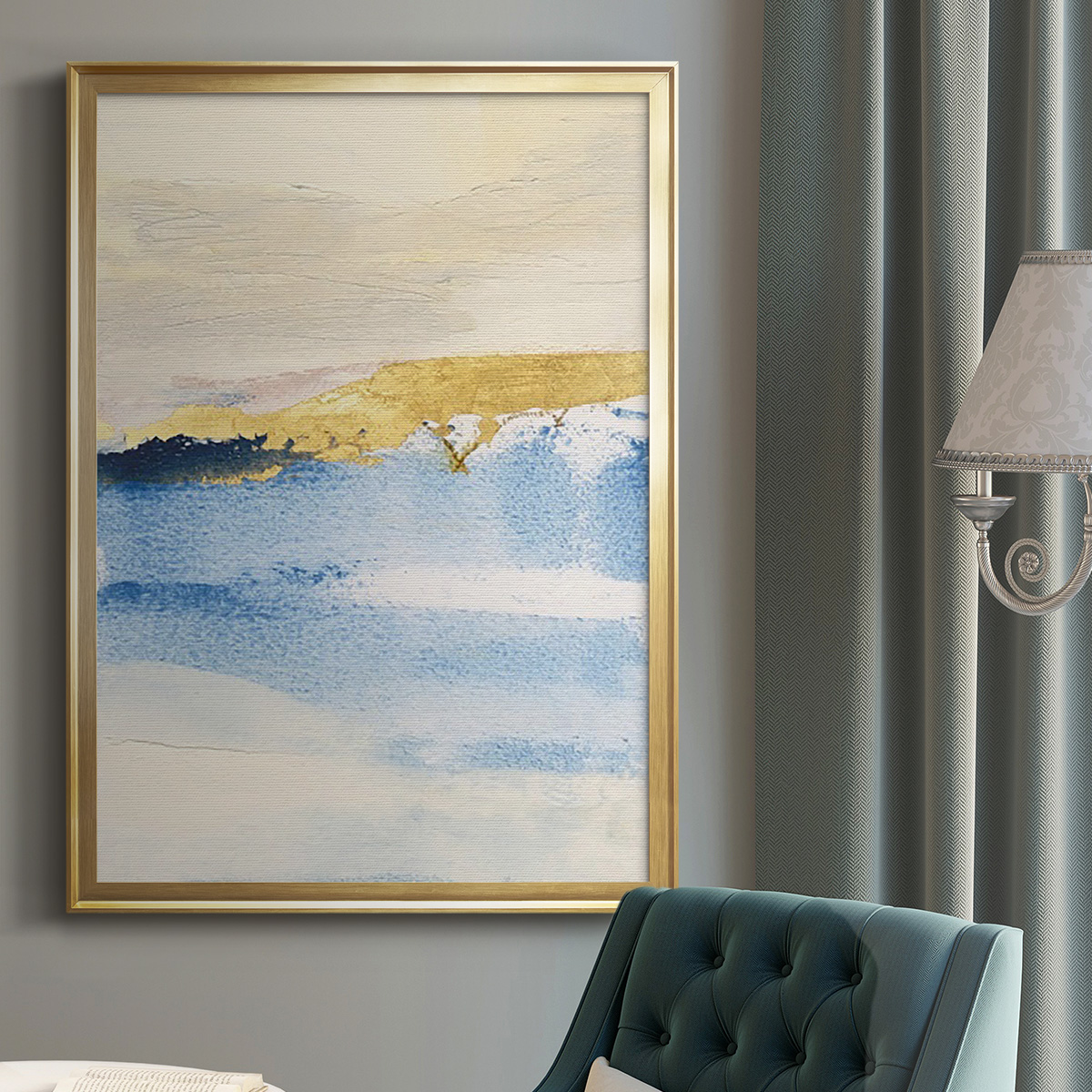 Pampa I Premium Framed Print, in Gold, Black, or Silver - Ready to Hang