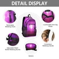 thumbnail image 4 of JIALIOU 14" Laptop Backpack Waterproof Airline Approved Stylish Casual Daypack for Travel Business College Work, Desert at Night Landscape, 4 of 8