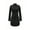 Black, variant on Zip Front Pocket Laboratory Coat