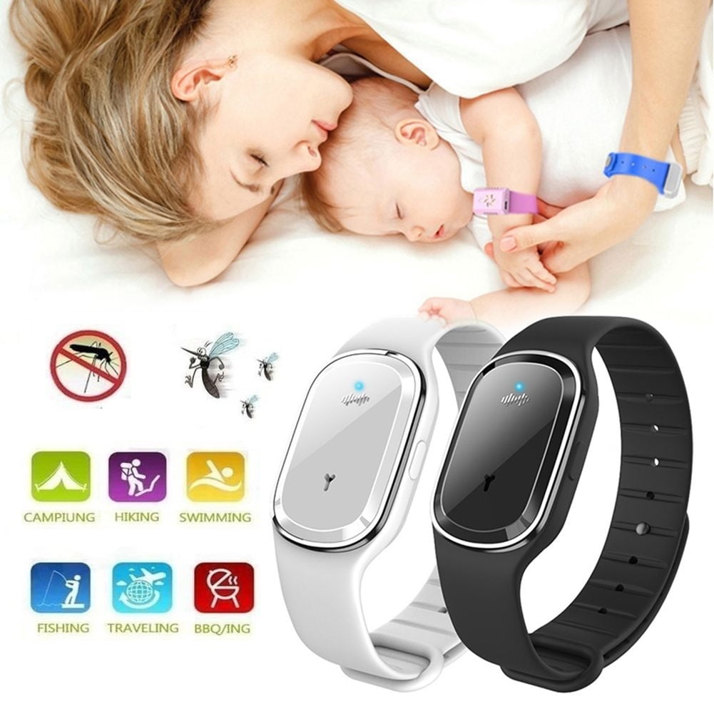 Ultrasonic Anti Mosquito Repellent Bracelet Repellent Insect Cockroach Pest  Mouse Electronic Mosquito Killer For Adult Child
