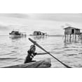 thumbnail image 2 of Long, Kieron 32x23 Black Ornate Wood Framed with Double Matting Museum Art Print Titled - Paddle Power, 2 of 4