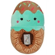 Squishmallow KellyToy Kids Slippers Plush Soft Choose Cow Christmas Dinosaur Koala Shark Axolotl (Maya Ice Cream (Size 6/7))