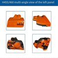 thumbnail image 3 of For Husqvarna 460 455 Chip Cover, Chainsaw Clutch Cover, Guide Cover, Left Side Plate 537286301 Hedg, 3 of 5