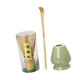 thumbnail image 1 of Japones Matcha Set Modern Tea Utensils Matcha Accessory Bamboo Matcha Batchis, Batcheador de cerámica y cuchara de bambú Verde de mármol, 1 of 9