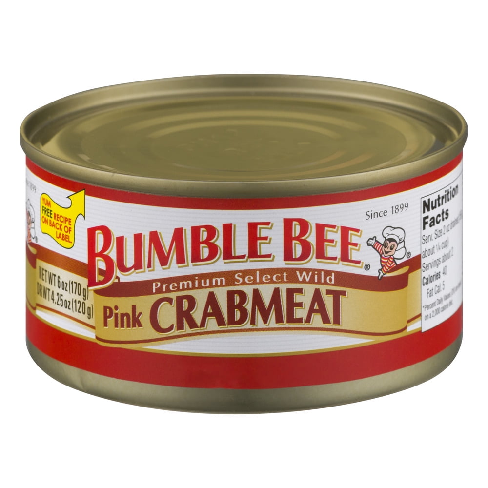 Bumble Bee Pink Crabmeat, 6oz can