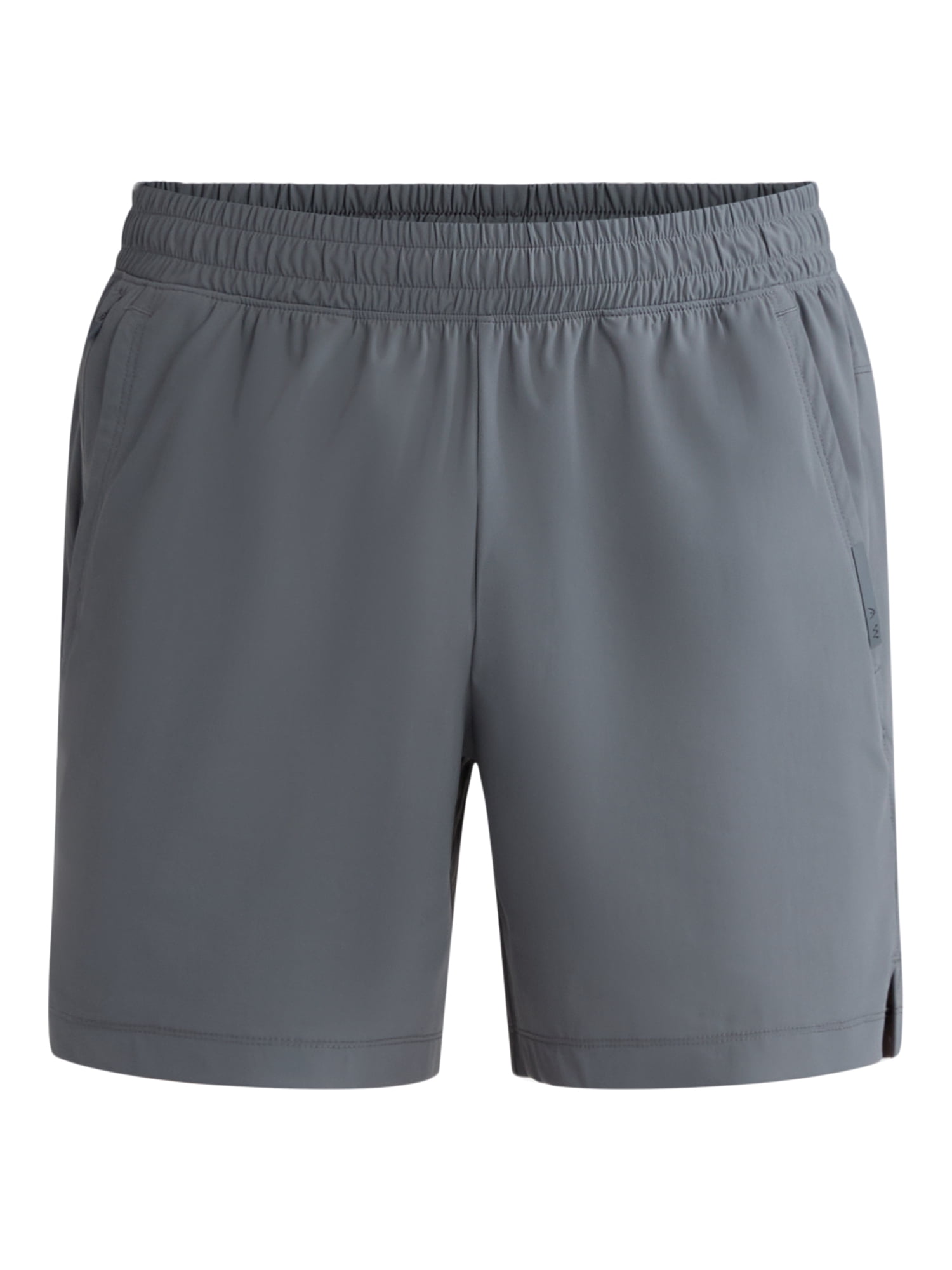 Athletic Works Men's and Big Men's Nylon Stretch Shorts, 6" Inseam, Sizes S-3XL