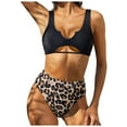 thumbnail image 1 of Bikini sexy para mujer Ahueca hacia fuera la impresión Traje de baño de dos piezas Traje de baño Conjunto de ropa de playa Fridja  nalpqowj22499, 1 of 6