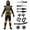 Gold, variant on Joyfy Kids Golden Ninja Costume for Toddler Boys Halloween Dress Up Age Up to 12 Years