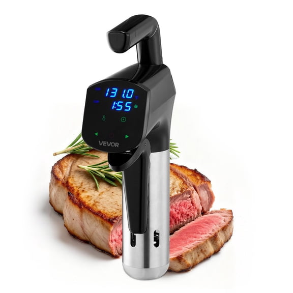 1100W Professional Slow Cooker with Immersion Circulator LED Digital Display Safety Clamp Temperature Time Control