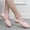#272-Pink, variant on Wowcloth Women's Dance Shoes with 1cm Heel – Comfortable Slip-On for Indoor Practice, Rubber Sole and Large Sizes, Autumn Winter Style
