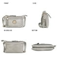 thumbnail image 7 of MKF Collection Elaina Womens Multi Pocket Crossbody Bag by Mia K - Beige, 7 of 7