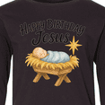 thumbnail image 4 of Inktastic Happy Birthday Jesus Nativity Christmas Long Sleeve Youth T-Shirt, 4 of 5
