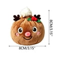 thumbnail image 3 of Cute Plush Stress Relief Toy, Christmas Fidget Squeeze Toy for Holiday Party Favor, Desktop Tabletop Decor, Christmas Stocking Stuffer Gift (8cm/3.15in), 3 of 9