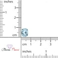 thumbnail image 4 of 3 ct 9x7mm Long Cushion Cut Natural Blue Aquamarine March Birthstone, 4 of 5