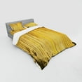thumbnail image 3 of Ambesonne Forest Bedding Set 3 Pcs, Simple Oriental Nature Leaf, Twin XL, Yellow Mustard, 3 of 3