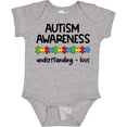 thumbnail image 3 of Inktastic Autism Awareness Understanding and Love with Puzzle Pieces Boys or Girls Baby Bodysuit, 3 of 5
