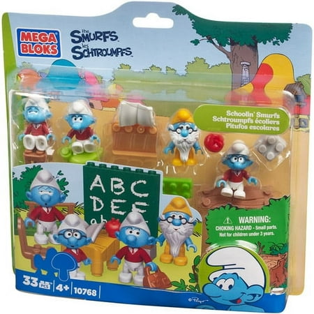Mega Bloks - Smurfs - Schoolin' Smurfs
