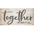 thumbnail image 2 of Boyer, Susie 24x14 Black Ornate Wood Framed with Double Matting Museum Art Print Titled - Together We Have It All, 2 of 4