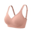 thumbnail image 3 of ZJXFGS Womens Wireless Push Up Bras for Women,Tshirt Bra Soft Support Full Coverage Comfortable Bra Bralettes for Women with Support Lift T Shirt Sleep Bralettes Wireless Bras Pink S, 3 of 3