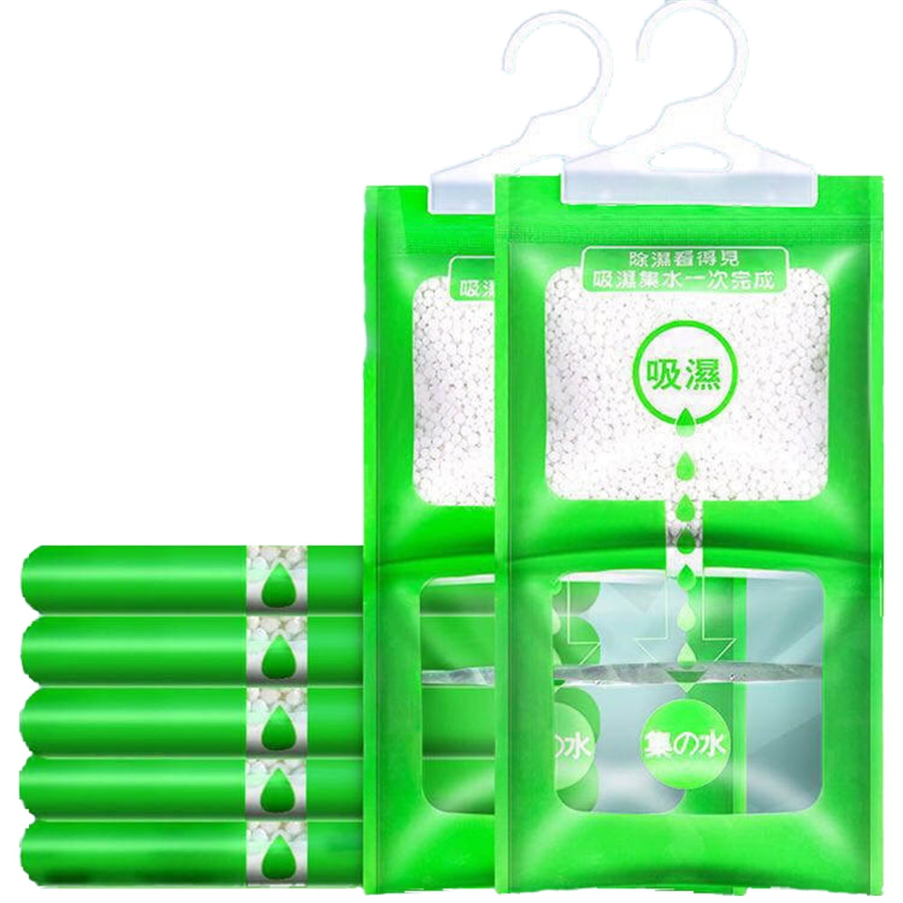 NOGIS 5 Pack Moisture Absorber & Max Odor Eliminator Hanging Bag, 80g