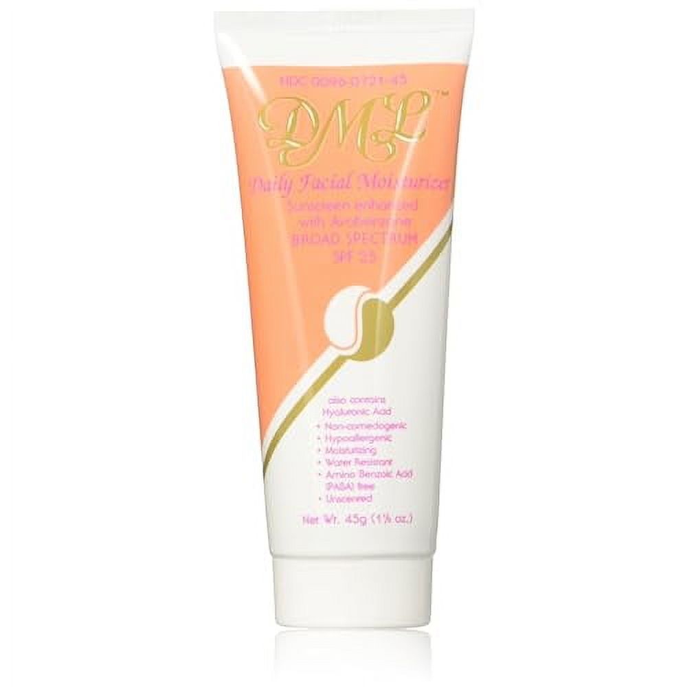 DML Facial Moisturizer SPF 25 1.50 oz (Pack of 2)