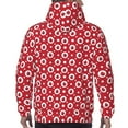 Bingfone Ladybugs And White Dots Men's Drawstring Hoodie Long Sleeve