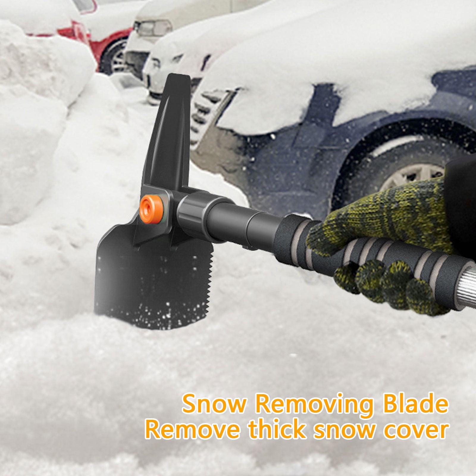 Shldybc Car Mounted All-in-one Snow Scraper, Snow and Ice Breaking,  Practical and Convenient, Ice Scraper, Snowboard, Car Accessories on  CLearance 