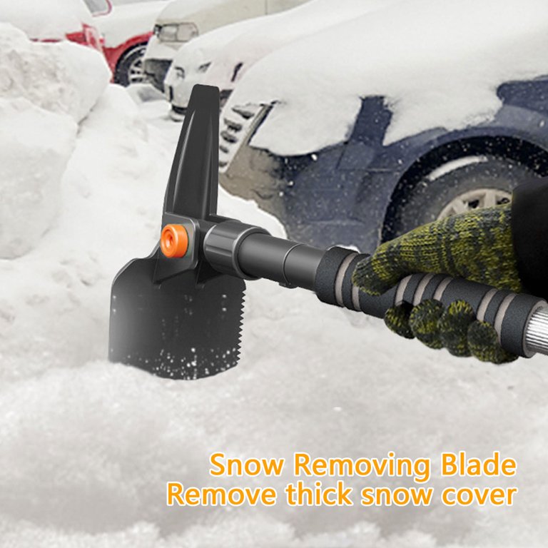 Shldybc Car Mounted All-in-one Snow Scraper, Snow and Ice Breaking