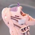 thumbnail image 6 of Otqutp Baby Girls Leather Lace Lights up Sneakers Hook Loop Non Slip Walking Sport Shoes Toddler New Born Casual Breathable, 6 of 9