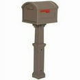 thumbnail image 5 of Gibraltar Mailboxes Grand Haven Classic Plastic Post Mount Mocha Mailbox, 5 of 5