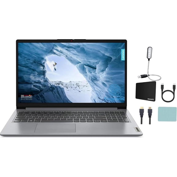 HP 15 15.6" FHD Business & Student Laptop Computer, Intel Core i3-1215U, up to 4.40GHz, 8GB RAM, 256GB SSD, Long Battery Life, Wi-Fi 5, Bluetooth, HDMI, 4in1 Accessories, Silver