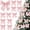 Pink, variant on Jinswick 12Pcs 5.5" Silver Glitter Premade Christmas Bows with Twist Tie, Metallic Wired Ribbon Bows for Wreath, Garland & Gift Decor