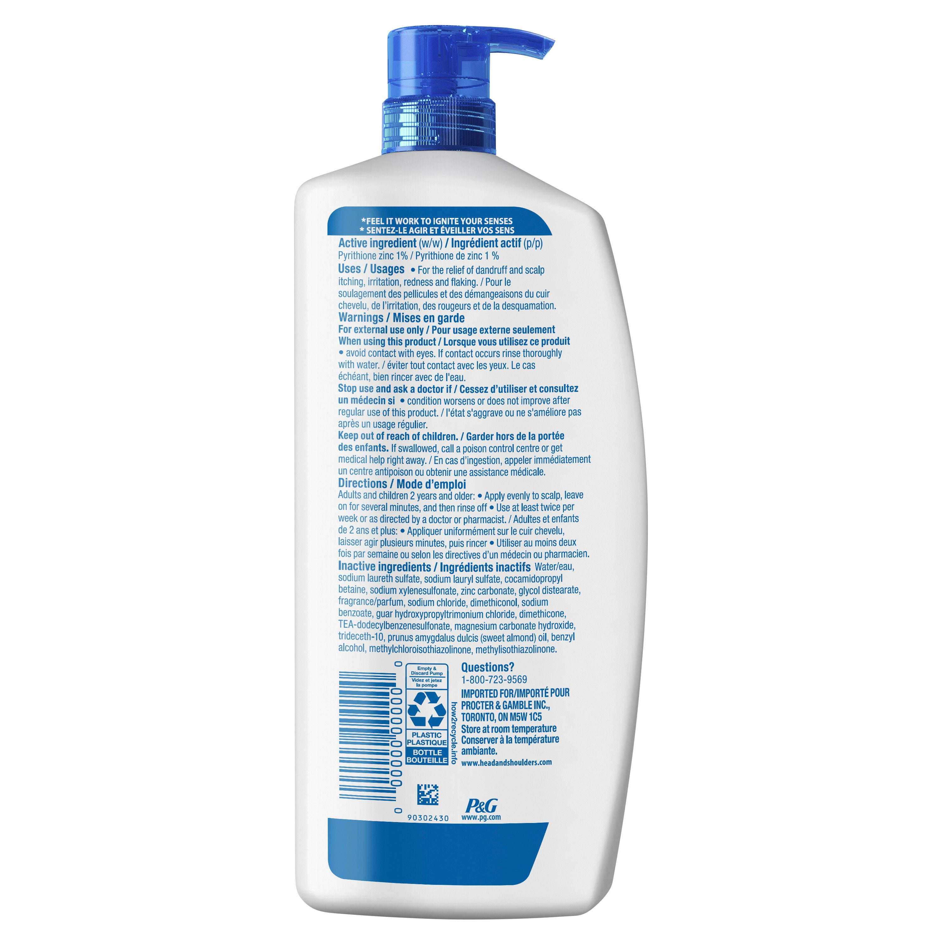 Head & Shoulders Dry Scalp Anti-Dandruff Shampoo, 835ML