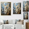 thumbnail image 4 of Designart "Observer Pastoral Rodent Silent wall art" Animals Floater Framed Canvas Wall Art, 4 of 7
