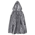 thumbnail image 4 of Hvyesh Mens Hooded Cape Halloween Cloak Cosplay Fancy Cape for Teenagers Men Women Tie Front Medieval Capes Halloween Cosplay Party, 4 of 6
