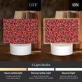 thumbnail image 3 of Fotbe Vintage Red Paisley Pattern Acrylic Night Light Gift with 3 Color ModesTouch-Sensitive LED Lamp Perfect Gift for Mother's Day, Birthday, or Christmas, 3 of 9