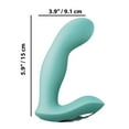 thumbnail image 4 of JimmyJane Pulsus G-Spot Vibrator with Remote Control, Teal, 4 of 8