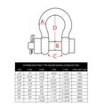 thumbnail image 2 of Extreme Max 3006.8372 BoatTector Stainless Steel Bolt-Type Anchor Shackle - 3/8", 2 of 5
