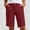 Wine, variant on Wovilon Women's Bermuda Shorts, Stretch Twill Chino Shorts with Button Front and Multi-Pockets, Knee Length Casual Summer Work Shorts, Solid Color Versatile Outdoor Bottoms Athletic Shorts